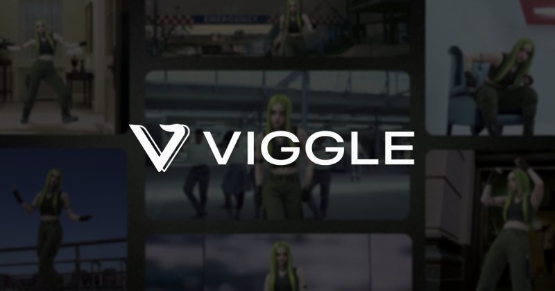 Viggle homepage screenshot, video AI tool