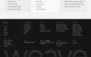 Weave pricing page with plans and prices — screenshot of the coding AI tool, 2026-10-02