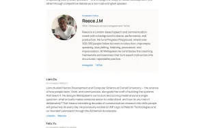 Wellspoken about page — screenshot of the audio & voice AI tool, 2026-10-01