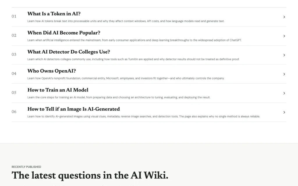 Wikis.ai página principal — captura de pantalla de la herramienta de IA asistentes de chat, Oct 1, 2026
