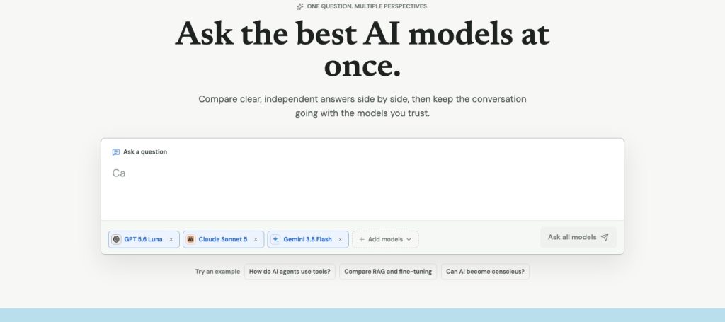 Captura de la página de inicio de Wikis.ai, herramienta de IA asistentes de chat