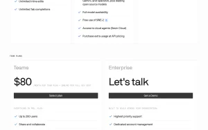 Devin Desktop (formerly Windsurf) pricing page with plans and prices — screenshot of the coding AI tool, 2026-10-01