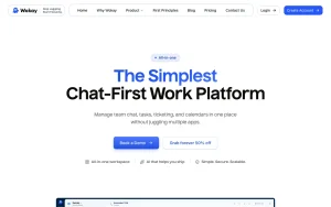 Wokay homepage — screenshot of the productivity & writing AI tool, 2026-10-01