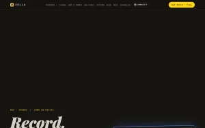 Zella homepage — screenshot of the video AI tool, 2026-10-01