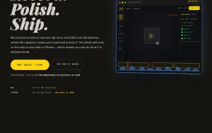 Zella homepage — screenshot of the video AI tool, 2026-10-01