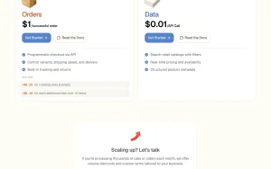 Zinc pricing page with plans and prices — screenshot of the coding AI tool, 2026-10-01