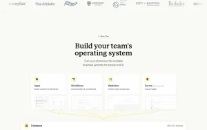 Zite homepage — screenshot of the productivity & writing AI tool, 2026-10-01