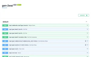2wai documentation — screenshot of the chat assistants AI tool, 2026-10-02