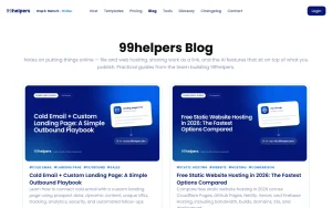 99helpers blog — screenshot of the productivity & writing AI tool, 2026-10-02