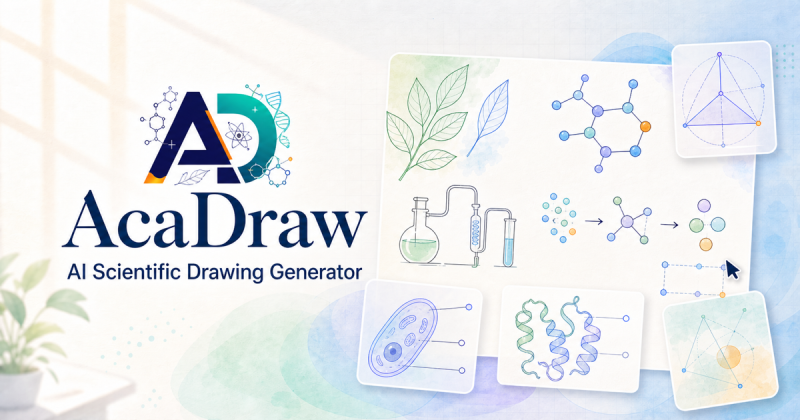AcaDraw homepage screenshot, image generation AI tool