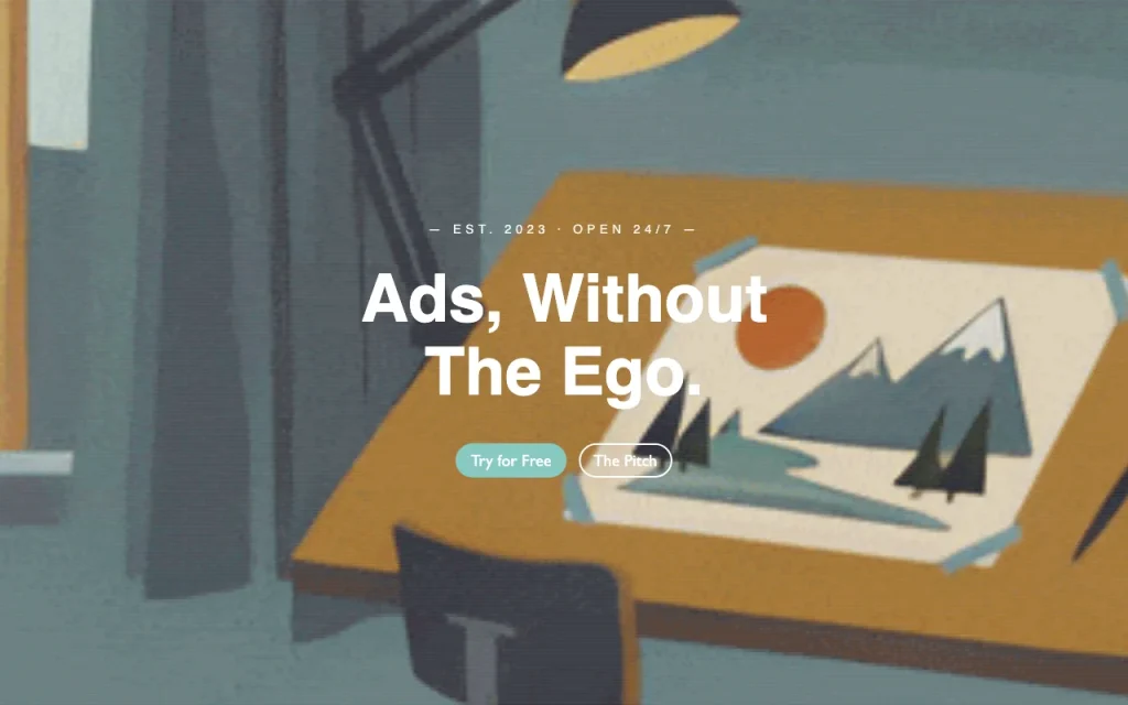 Ad Agency Startseite – Screenshot des KI-Tools produktivität & schreiben, Oct 13, 2026