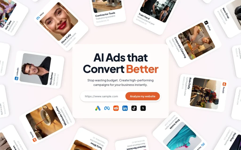 AdControlCenter homepage — screenshot of the productivity & writing AI tool, Oct 1, 2026