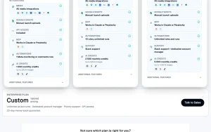 AdManage.ai pricing page with plans and prices — screenshot of the productivity & writing AI tool, 2026-10-02