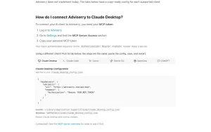 Adviserry documentation — screenshot of the productivity & writing AI tool, 2026-10-01