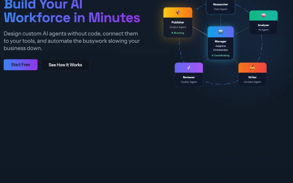 AffinityBots homepage — screenshot of the productivity & writing AI tool, Oct 2, 2026
