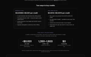 Agent Planners pricing page with plans and prices — screenshot of the productivity & writing AI tool, 2026-10-01