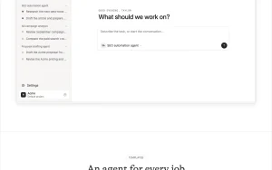 Agenta homepage — screenshot of the productivity & writing AI tool, 2026-10-02