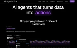 Agentative about page — screenshot of the productivity & writing AI tool, 2026-10-02