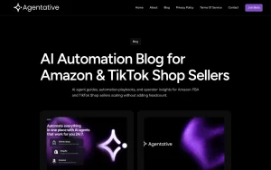 Agentative blog — screenshot of the productivity & writing AI tool, 2026-10-02