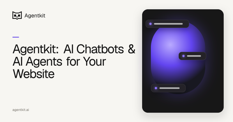 Agentkit homepage screenshot, chat assistants AI tool