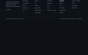 AgentsKit.js blog — screenshot of the coding AI tool, 2026-10-02