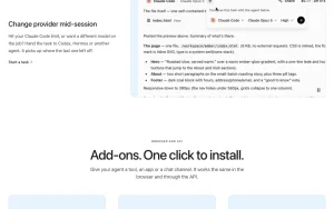 AgentSky homepage — screenshot of the coding AI tool, 2026-10-01