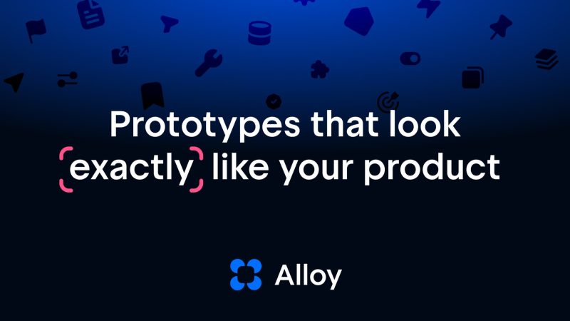 Alloy homepage screenshot, coding AI tool