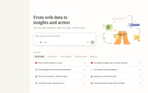 AllyHub homepage — screenshot of the research & search AI tool, 2026-10-01