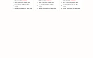 AllyHub pricing page with plans and prices — screenshot of the research & search AI tool, 2026-10-01