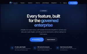 Analytify features page — screenshot of the research & search AI tool, 2026-10-02