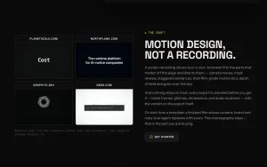 Animater homepage — screenshot of the video AI tool, 2026-10-01