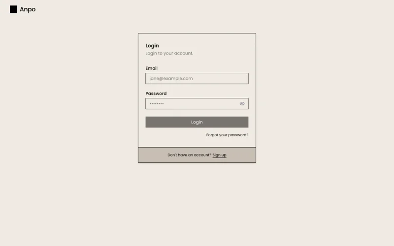 Anpo.ai homepage screenshot, image generation AI tool