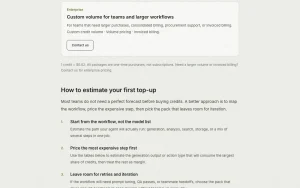 AnyCap pricing page homepage screenshot, coding AI tool