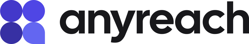Anyreach homepage screenshot, productivity & writing AI tool