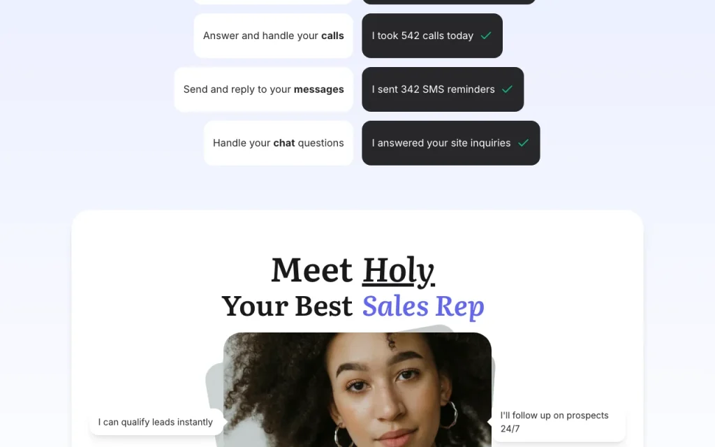 Anyreach homepage — screenshot of the productivity & writing AI tool, Oct 2, 2026