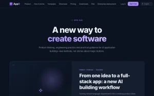 App0 blog — screenshot of the coding AI tool, 2026-10-01