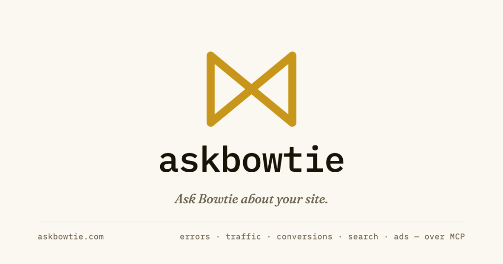 Captura de la página de inicio de askbowtie, herramienta de IA investigación y búsqueda