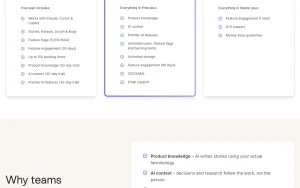 Atono pricing page with plans and prices — screenshot of the productivity & writing AI tool, 2026-10-02