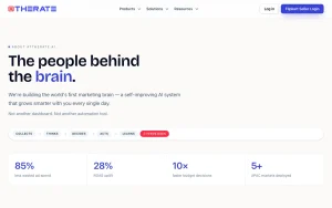 AtTheRate.ai about page — screenshot of the productivity & writing AI tool, 2026-10-02