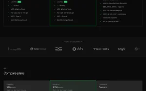 Augment Code pricing page with plans and prices — screenshot of the coding AI tool, 2026-10-01