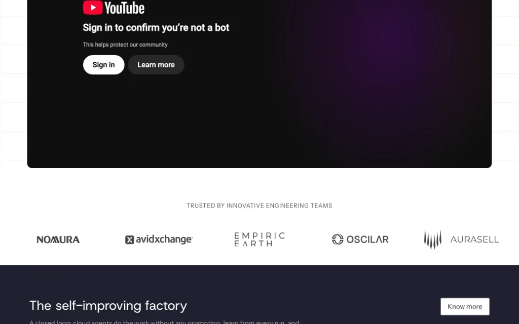 Autoheal homepage — screenshot of the coding AI tool, Oct 1, 2026