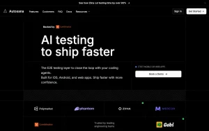 Autosana homepage — screenshot of the coding AI tool, 2026-10-01