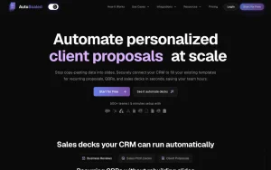 AutoScaled homepage page homepage screenshot, productivity & writing AI tool