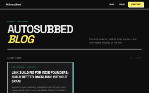 Autosubbed blog — screenshot of the video AI tool, 2026-10-02