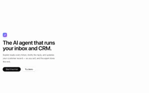 auxx.Ai homepage page homepage screenshot, productivity & writing AI tool