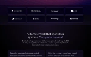 Ballet homepage — screenshot of the productivity & writing AI tool, 2026-10-01