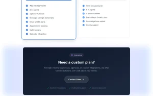 Beeslee pricing page with plans and prices — screenshot of the audio & voice AI tool, 2026-10-02