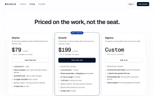 BidHelm pricing page with plans and prices — screenshot of the productivity & writing AI tool, 2026-10-02