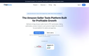 BidVentor homepage — screenshot of the productivity & writing AI tool, 2026-10-02