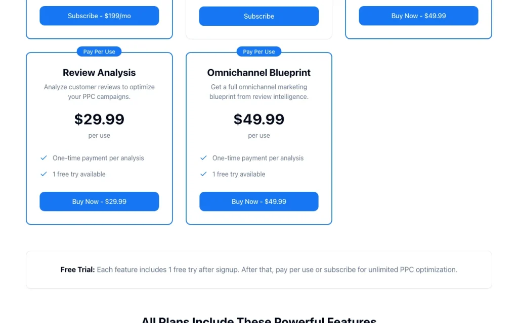 BidVentor página de precios con planes y precios — captura de pantalla de la herramienta de IA productividad y escritura, Oct 2, 2026